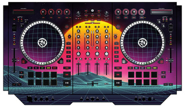 Numark NS 7 II Skin Synthwave Horizon